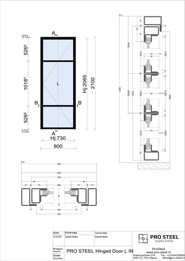 Single Hinged Door D05