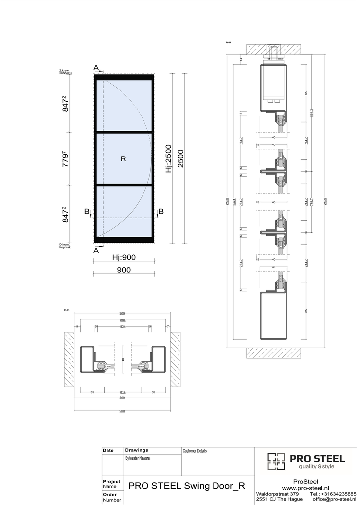 Single Swing Door D02