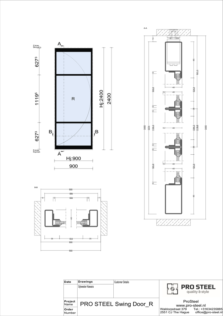 Single Swing Door D05
