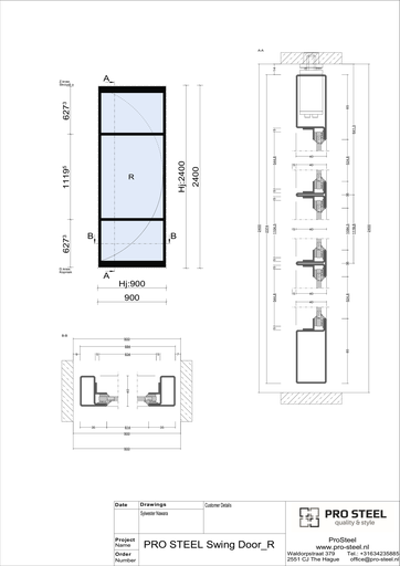 Single Swing Door D05